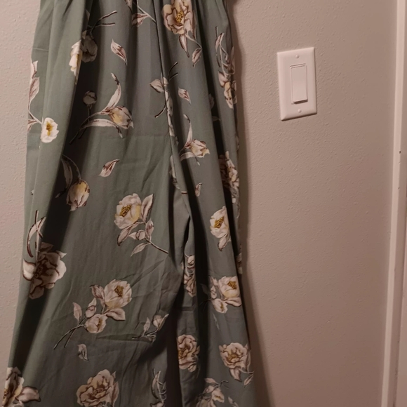 Xhilaration Sage Floral Print Jumpsuit - Picture 5 of 16